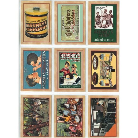 1995 - Hershey's Chocolate Base Card Set 100 Cards Dart Flipcards - Picture 6 of 13